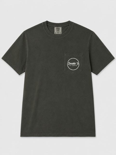 Signature Logo Pocket Tee – Vintage Dark Gray