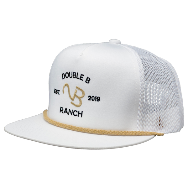 SALE ! upcycled Ranch Yellow and White Cap Josey Ranch Custom Cap Structured Yellow/Grey with Grey Mesh  main image 4