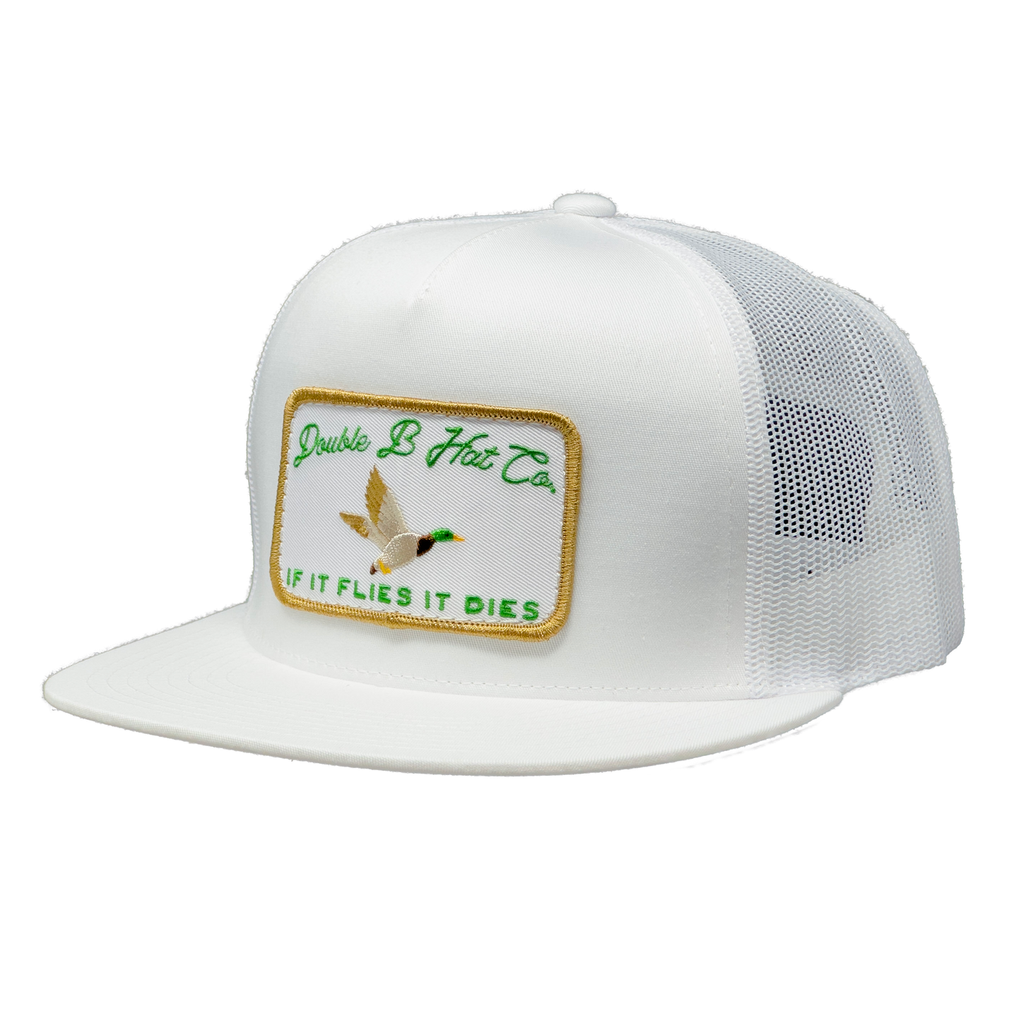 White Mallard Hat